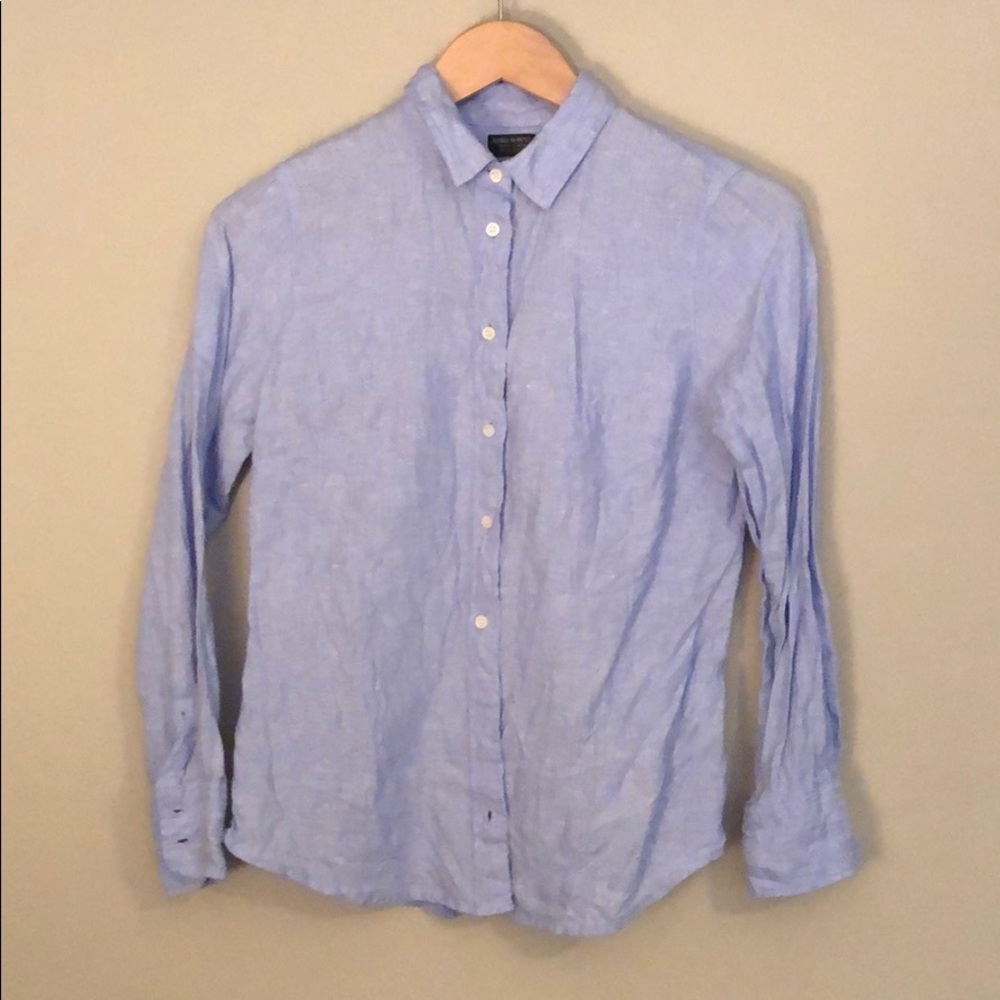 J Crew Baird McNutt Irish Linen button down